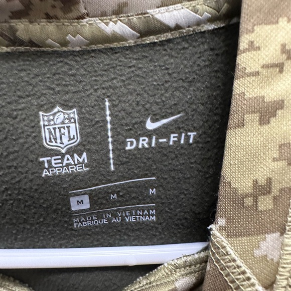 Nike Seattle Seahawks Size Medium Salute To Service Hoodie Military NFL - Picture 3 of 9